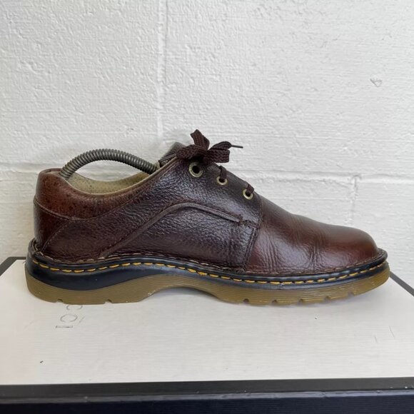 Dr. Martens 11194 Brown Pebble Leather Oxford Dress Shoes Lace up Mens Size 9 US main image 7